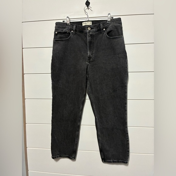 Abercrombie and Fitch the mom high Rise size 32/14S - Picture 10 of 14